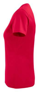 Heavy T-Shirt – V-aukkoinen neule (naisille), Punainen – Printer Essentials (4)