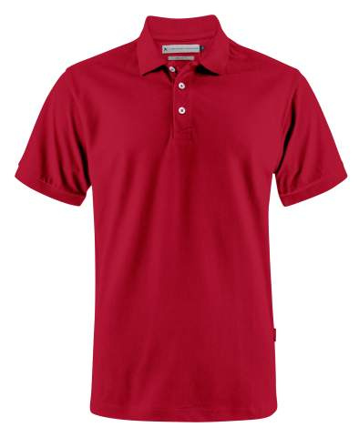 Sunset Pique Regular Fit – pikeepaita (miehille), Punainen – James Harvest (1)