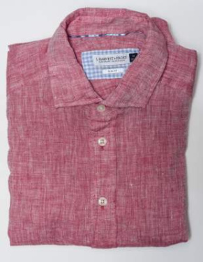 IB33 Linen Regular Fit – paita (miehille), Punainen – J.Harvest & Frost (3)