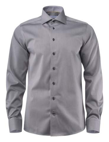 YB51 Twill Slim Fit – paita (miehille), Harmaa/musta – J.Harvest & Frost (1)