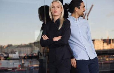 YB54 Oxford Regular Fit – paita (miehille), Valkoinen – J.Harvest & Frost (3)
