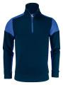 Prime Half Zip – neule (unisex), Tummansininen/koboltti