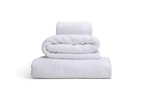 Cotton/Linen – pyyhe, Valkoinen – Kosta Linnewäfveri (1)