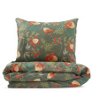 Pussilakanasetti Bratteby Satin, Green