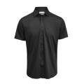 IB132 Interlock Knit S/S Slim Fit – paita (miehille), Musta