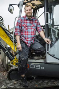 5138 – flanellipaita, tummansininen/harmaa – Jobman (2)