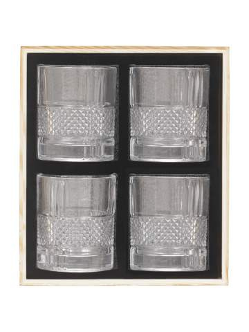4-pack Rotating Whisky – juomalasi, Läpinäkyvä – Lord Nelson (1)