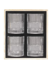 4-pack Rotating Whisky – juomalasi, Läpinäkyvä