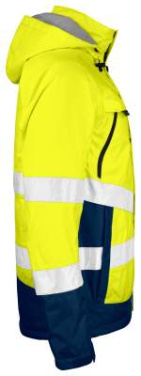 1383 Lined Hi-Vis – takki, keltainen/tummansininen – Jobman (4)