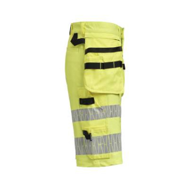 2296 Craftsman Stretch Hi-Vis – shortsit, keltainen – Jobman (2)