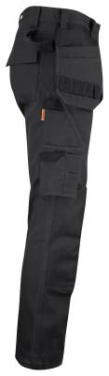 2312 Craftsman Cotton – housut, musta – Jobman (4)
