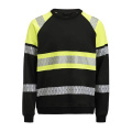 5224 Hi-Vis – collegepaita, Musta/keltainen