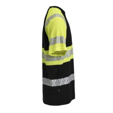 5226 Hi-Vis – T-paita, Musta/keltainen – Jobman (4)