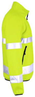 5502 Hi-Vis – fleecetakki, keltainen – Jobman (4)
