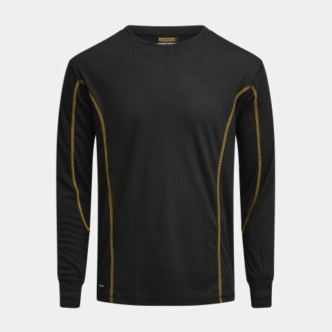 5570 top Round neck – alusvaatteet, musta – Jobman (1)