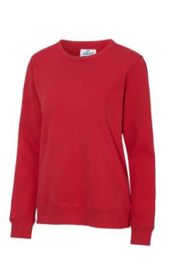 Crew Neck Lady – collegepaita, Punainen – Cottover (4)