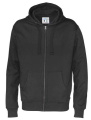 Hood Man sweatshirt – täysvetoketjullinen pusero, Musta