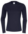 Long Sleeve Lady – T-paita, Tummansininen