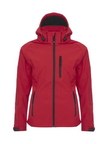 Tulsa Lady – softshell-takki, Punainen – D.A.D (1)