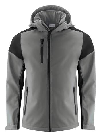 Prime – softshell-takki (miehille), Antrasiitti/musta – Printer PRIME (1)