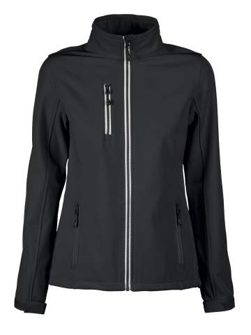 Vert – softshell-takki (naisille), Musta – Printer RED (1)