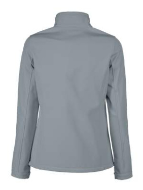 Vert – softshell-takki (naisille), Metallinharmaa – Printer RED (2)