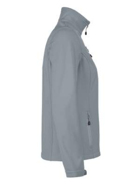 Vert – softshell-takki (naisille), Metallinharmaa – Printer RED (3)