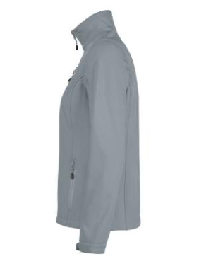 Vert – softshell-takki (naisille), Metallinharmaa – Printer RED (4)
