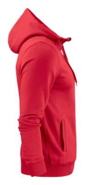 Overhead Sweater – täysvetoketjullinen pusero (miehille), Punainen – Printer Essentials (4)