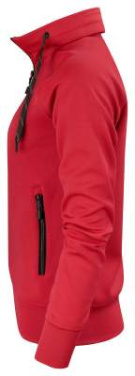 Jog RSX Sweater – täysvetoketjullinen pusero (naisille), Punainen – Printer (3)