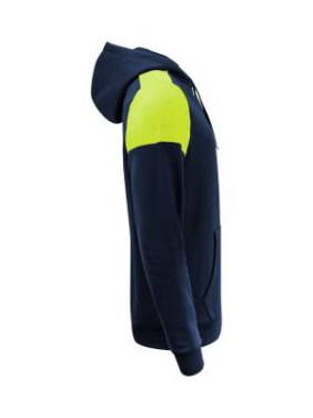 Prime – huppari (unisex), Tummansininennsininen/neonkeltainen - Printer PRIME (3)