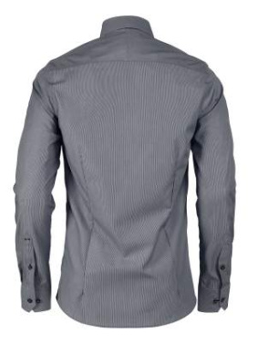 Red Bow 24 Slim Fit – paita (miehille), Harmaa raita – J.Harvest & Frost (3)