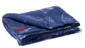 Kust poncho – fleece, Tummansininen