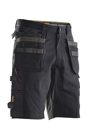 2168 Craftsman Stretch – shortsit, musta – Jobman (1)