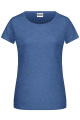Naisten Basic-T OCS Standard, vaalea denim-meleerattu