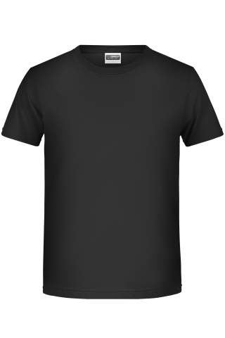 Poikien Basic-T-paita OCS Standard, musta – James & Nicholson (1)