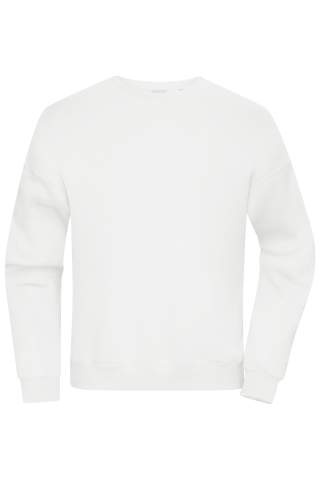 Ylisuuri collegepaita UNISEX OCS Blended & RCS, valkoinen - James & Nicholson (1)