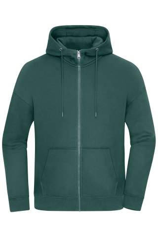 Ylisuuri hupullinen takki UNISEX OCS Blended & RCS, savunvihreƤ ā James & Nicholson (1)