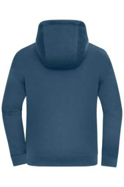 Ylisuuri hupullinen takki UNISEX OCS Blended & RCS, pölyisen sininen – James & Nicholson (4)