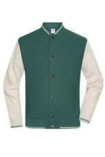 College-takki UNISEX OCS Blended & RCS, savunvihreä/hiekkakivi