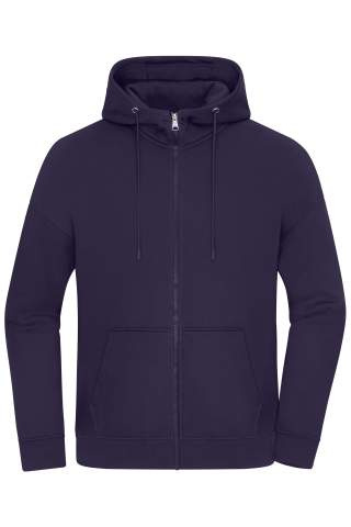 Ylisuuri hupullinen takki UNISEX OCS Blended & RCS, syvän violetti – James & Nicholson (1)