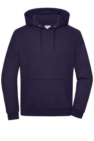 Ylisuuri collegehuppari unisex OCS Blended & RCS, syvän violetti - James & Nicholson (1)