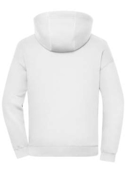 Ylisuuri collegehuppari unisex OCS Blended & RCS, valkoinen - James & Nicholson (4)