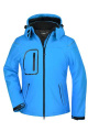 Naisten talvinen softshell-takki, aqua