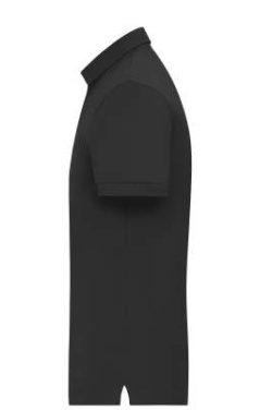 Miesten merseroitu poolopaita Slim Fit, musta – James & Nicholson (2)