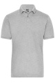 Miesten BIO Stretch-Polo Work - Yksivärinen - OCS-sekoite, harmaa-kanerva