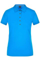 Naisten Pima-poolopaita, regatta-sininen