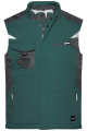 Craftsmen Softshell-liivi – STRONG, tummanvihreä/musta