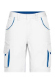Työvaatteet Bermudat, valkoinen/kuninkaallinen