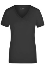 Naisten joustava V-T-paita